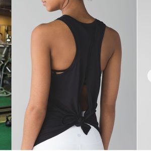 Lululemon All Tied Up Tank, black